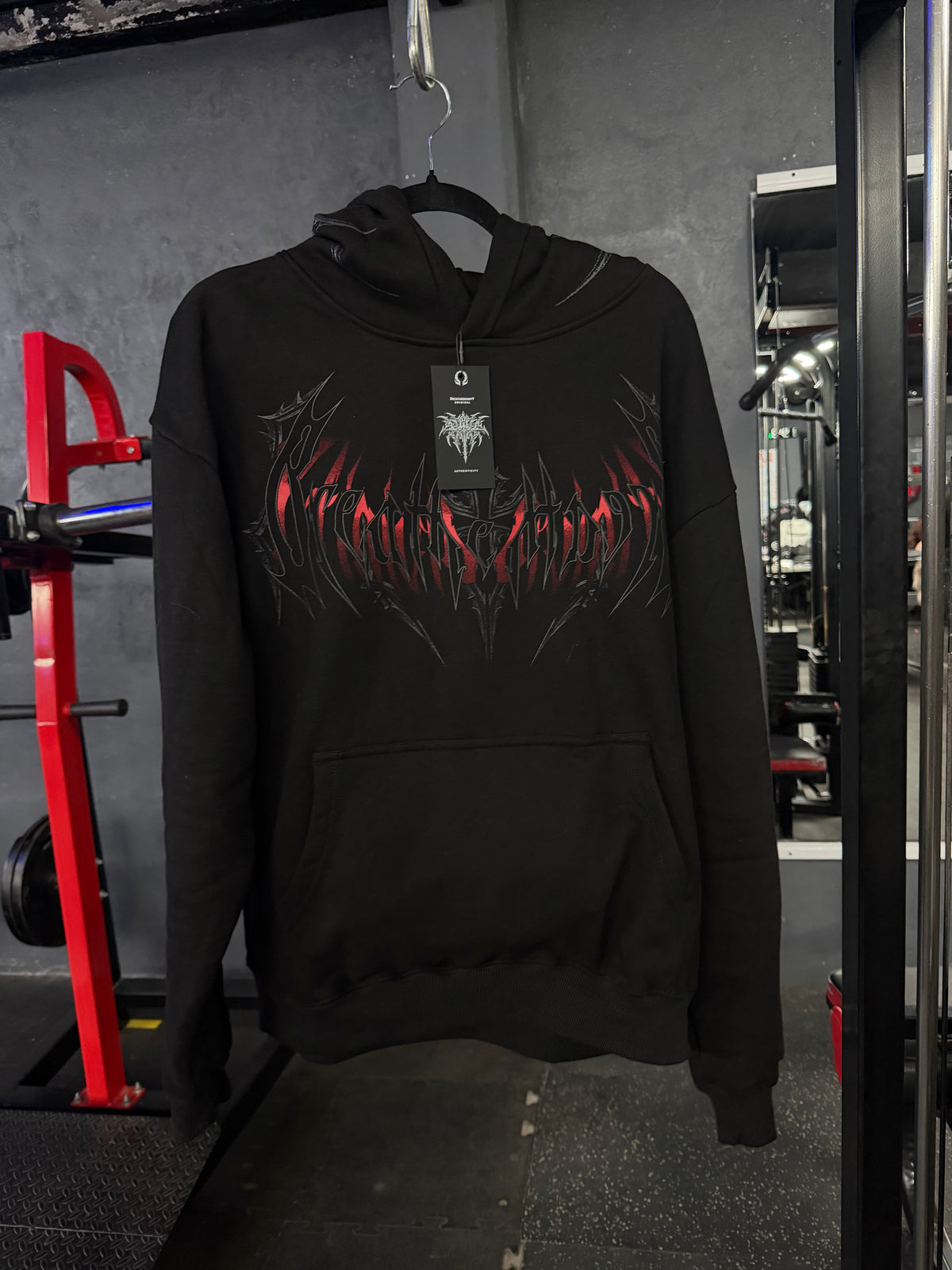 *Nightfall* Oversized Pullover
Hoodie - Bloodstained Red