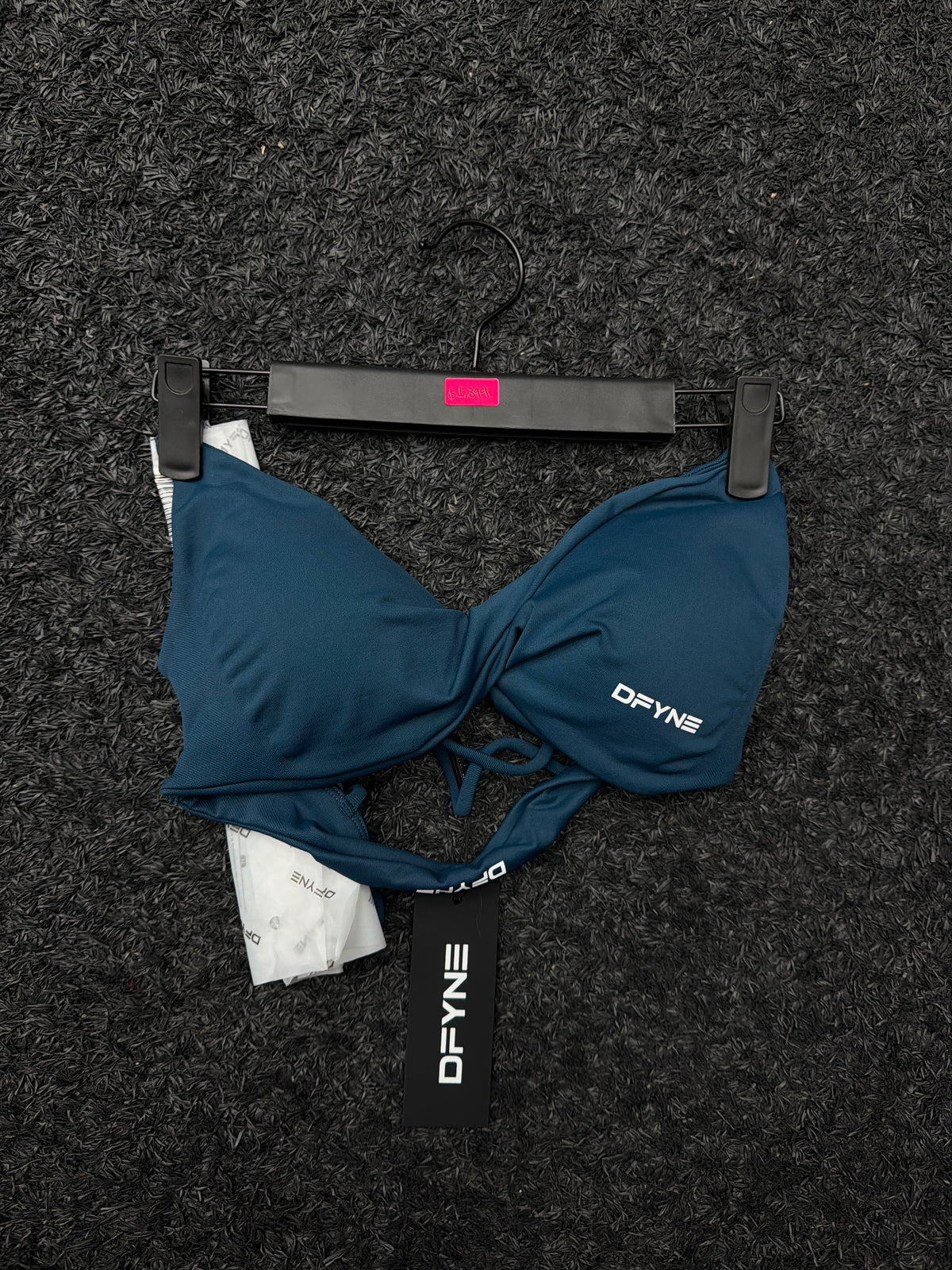 Vision Twist Front Sports Bra PETROL BLUE