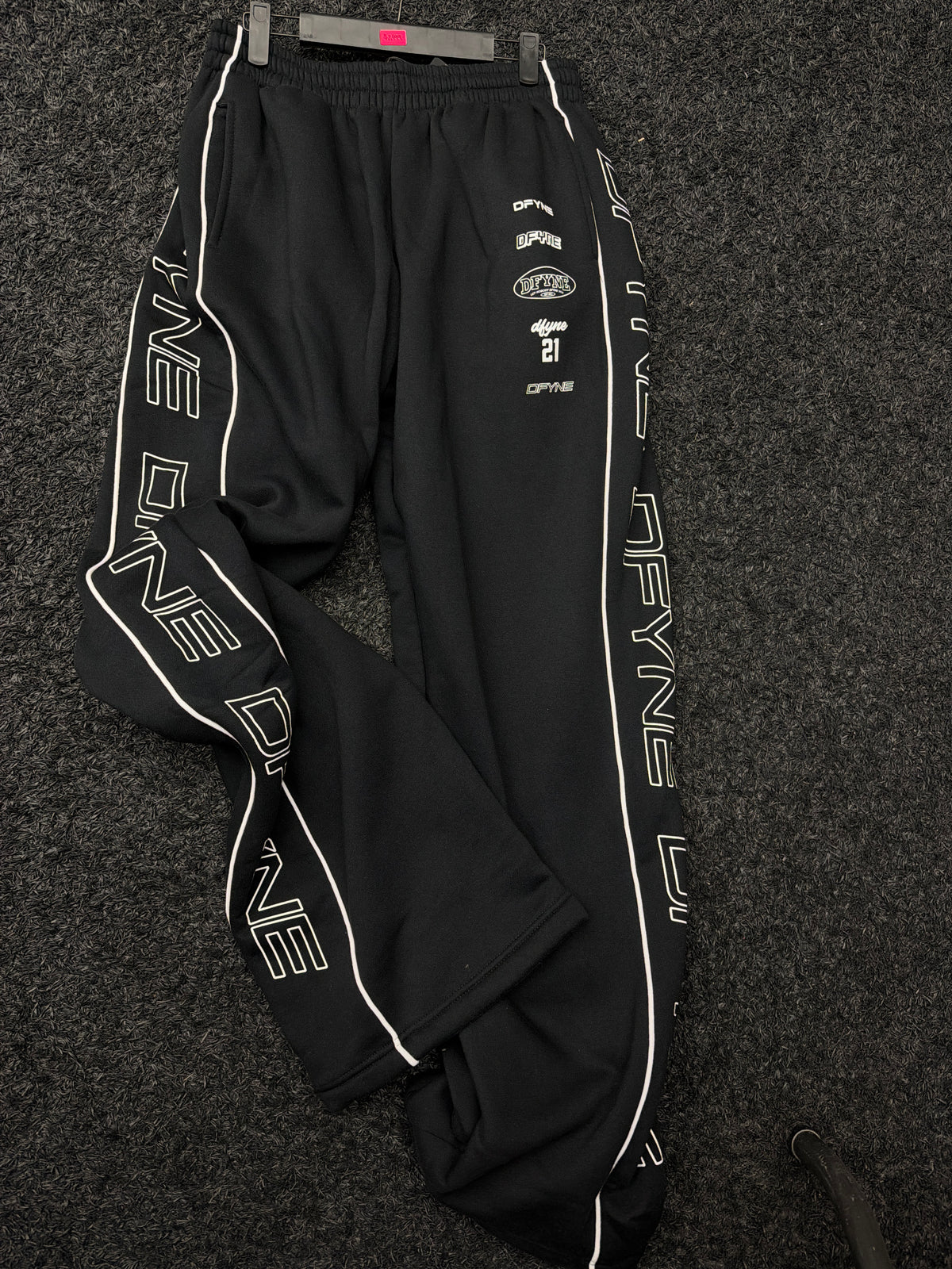 5th Birthday Wide Leg Joggers ASPHALT