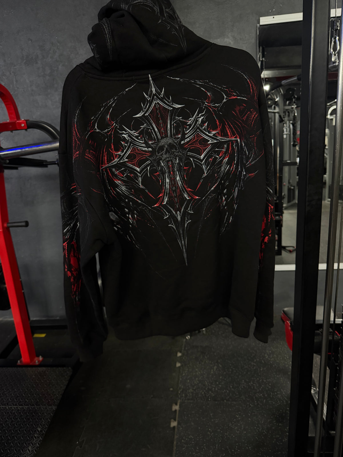 *Nightfall* Oversized Pullover
Hoodie - Bloodstained Red