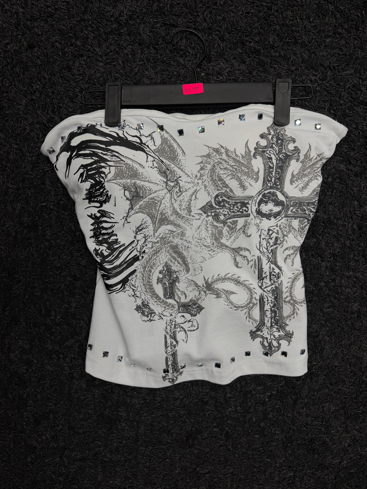 Essential Embroidery Beanies
Wyvern Tube Top 
Divine White