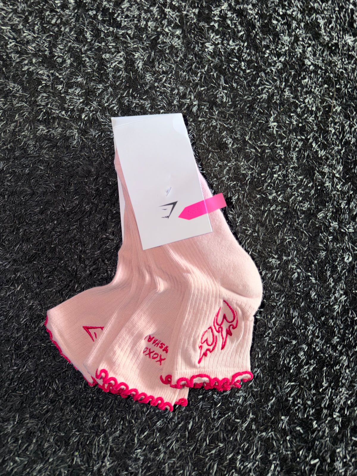 Gymshark Frill Midi Sock
3pk - Cloud Pink