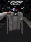 Gymshark Super Soft Zip
Through Hoodie - Light Grey Core Marl