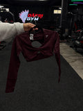 Gymshark Adapt Animal
Long Sleeve Crop Top - Cherry Purple/Reset Pink