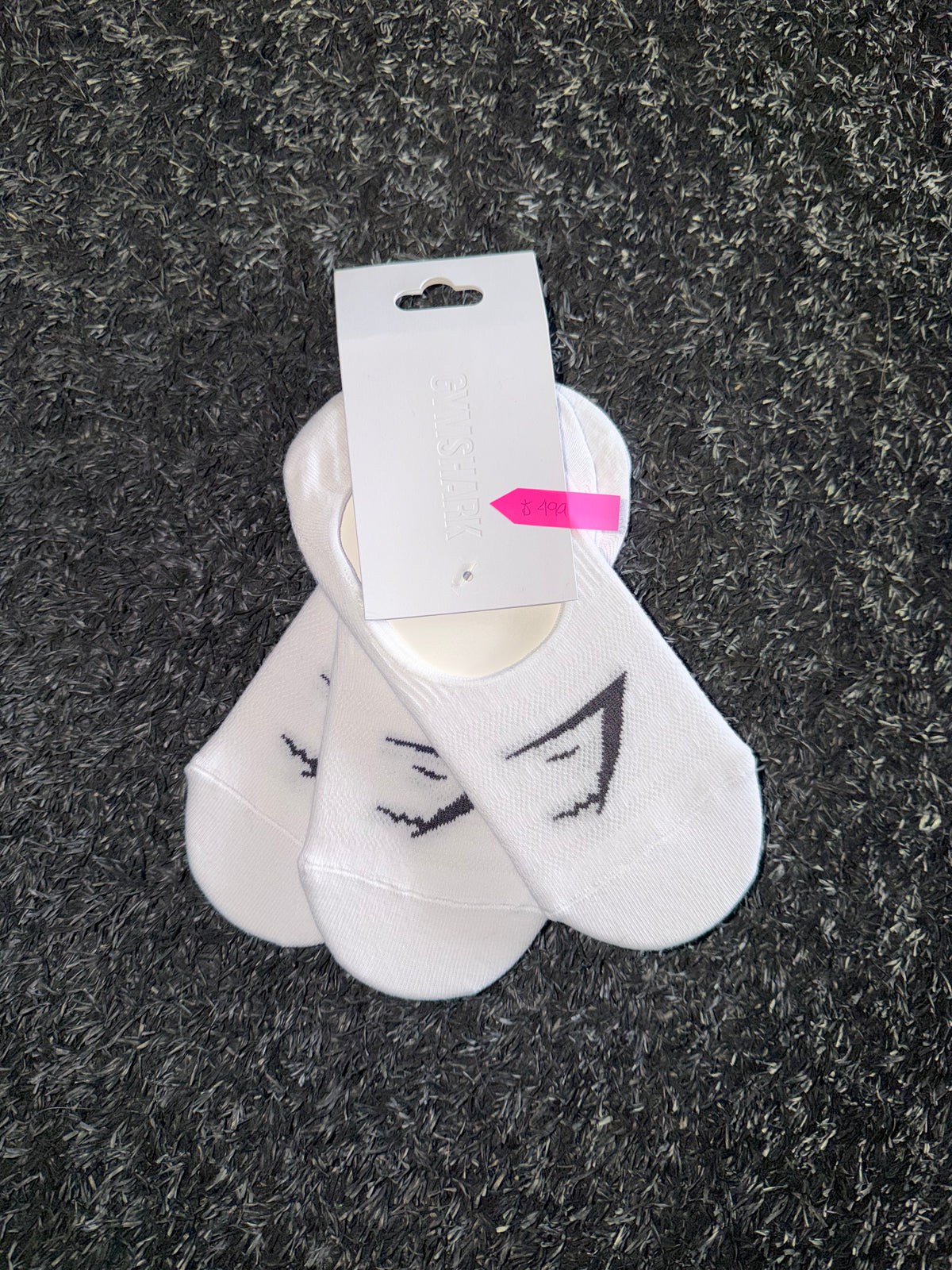 Gymshark No Show Socks
3pk - White
