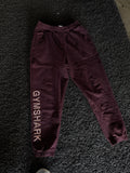 Gymshark Embroidered
Logo Joggers - Cherry Purple